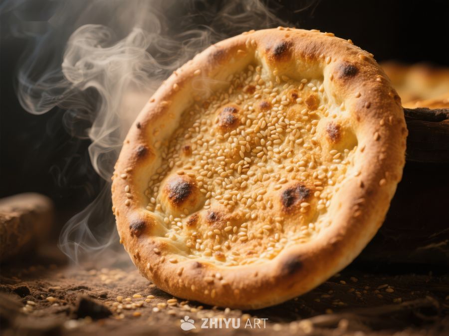 热腾腾的芝麻面包 1023