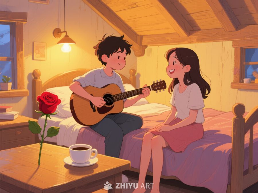 温馨室内吉他弹唱 809