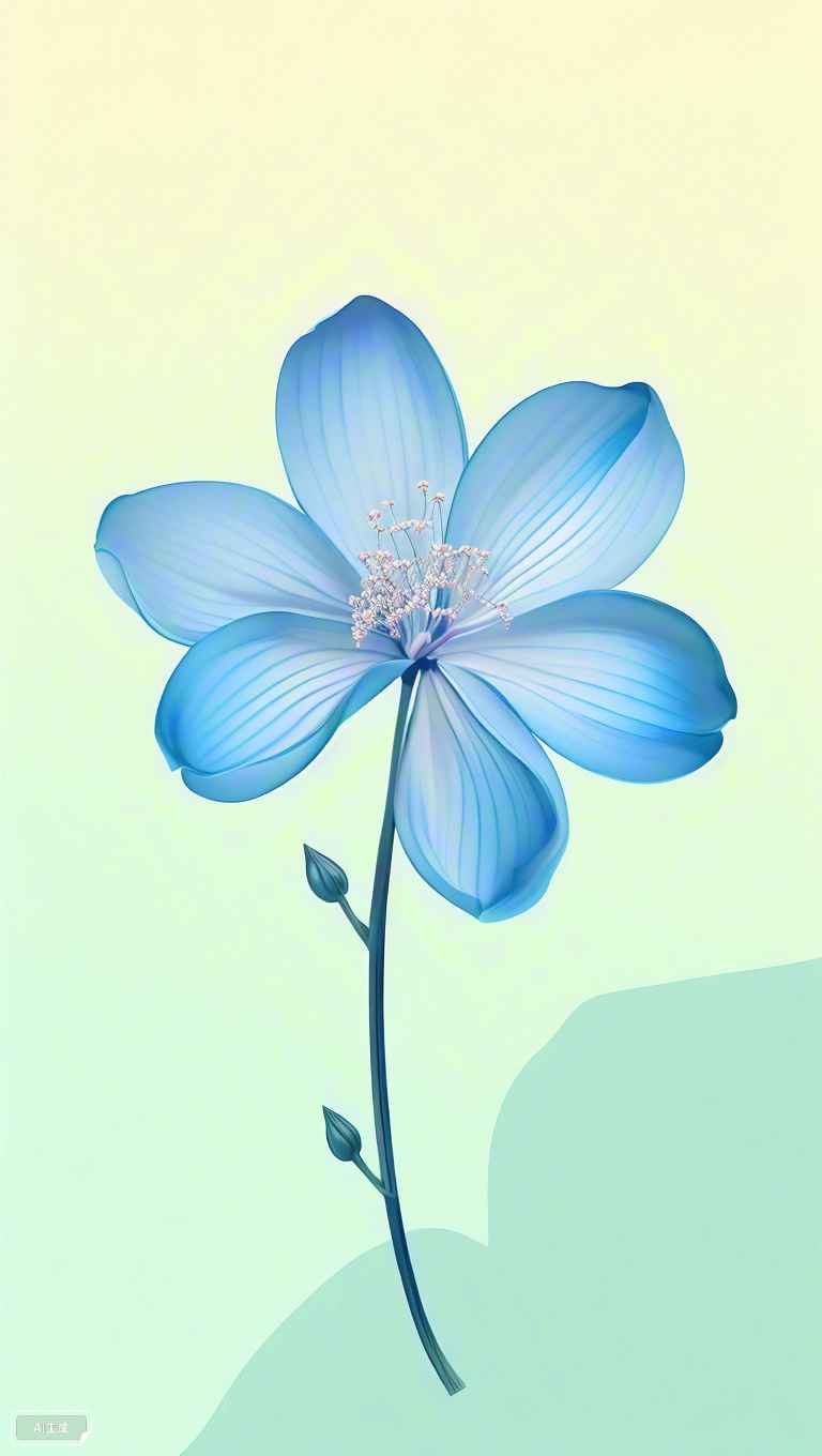 桂花蓝色花蕊花瓣 8