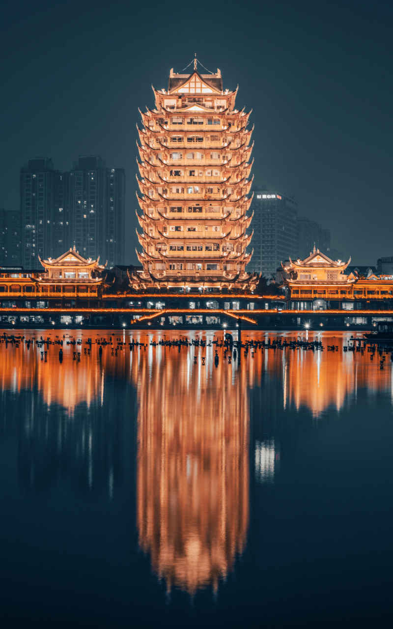 望远楼夜景