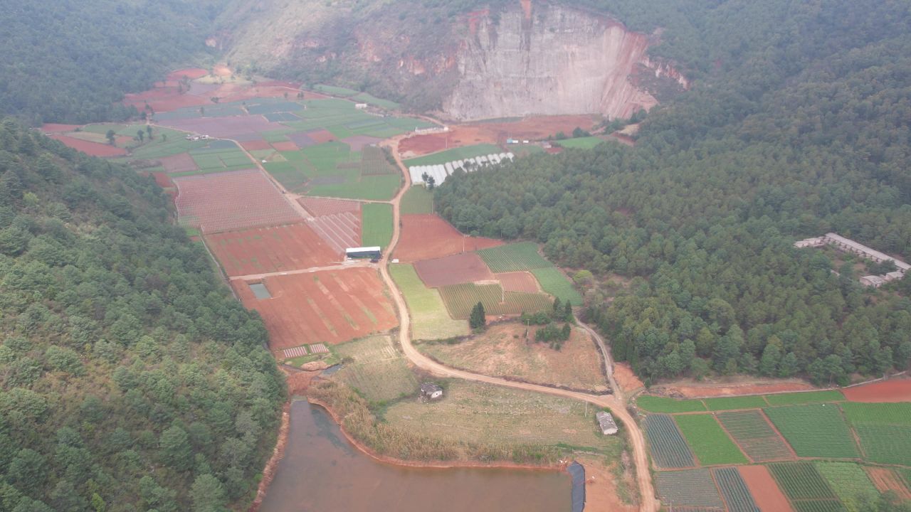 云南山间平地种植