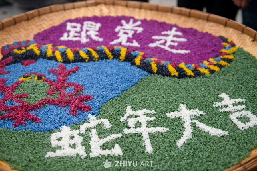 五色糯米饭  大米糯米米饭 10