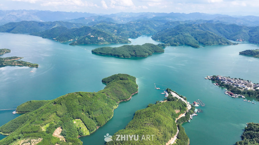 航拍贵州兴义万峰湖 南盘江畔山水 8