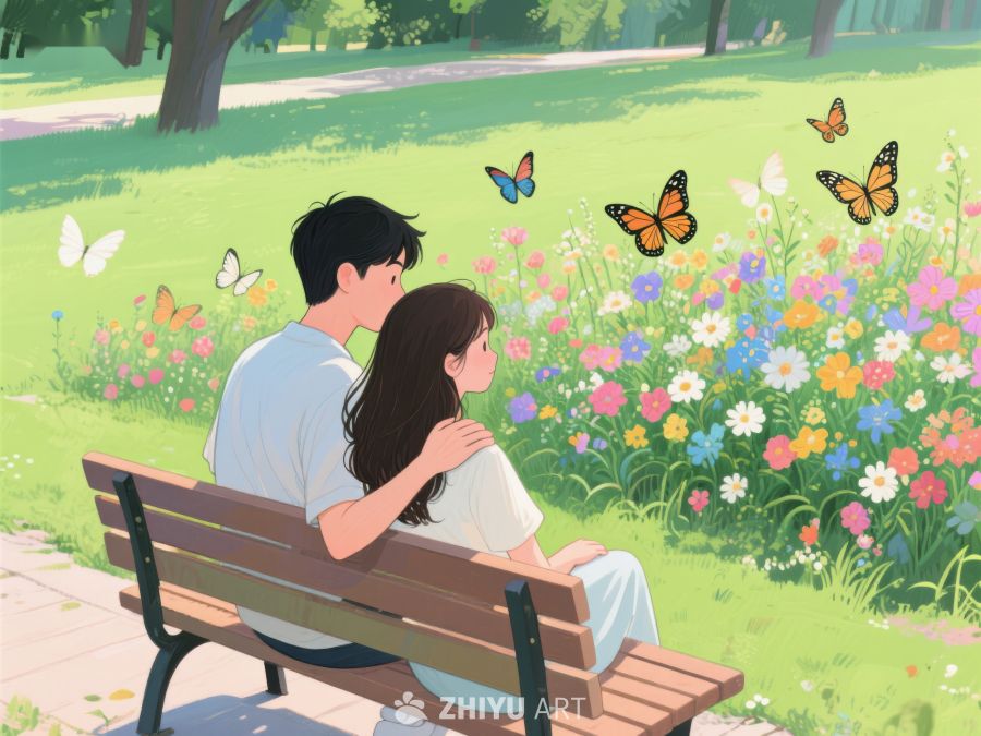 公园长椅上的浪漫时光 196