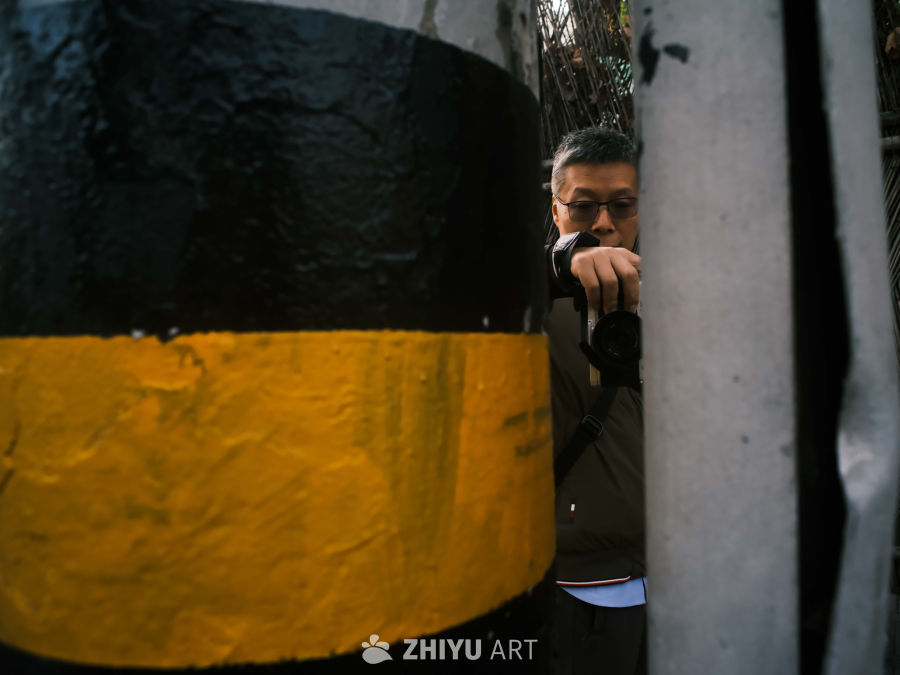 街头摄影师的瞬间