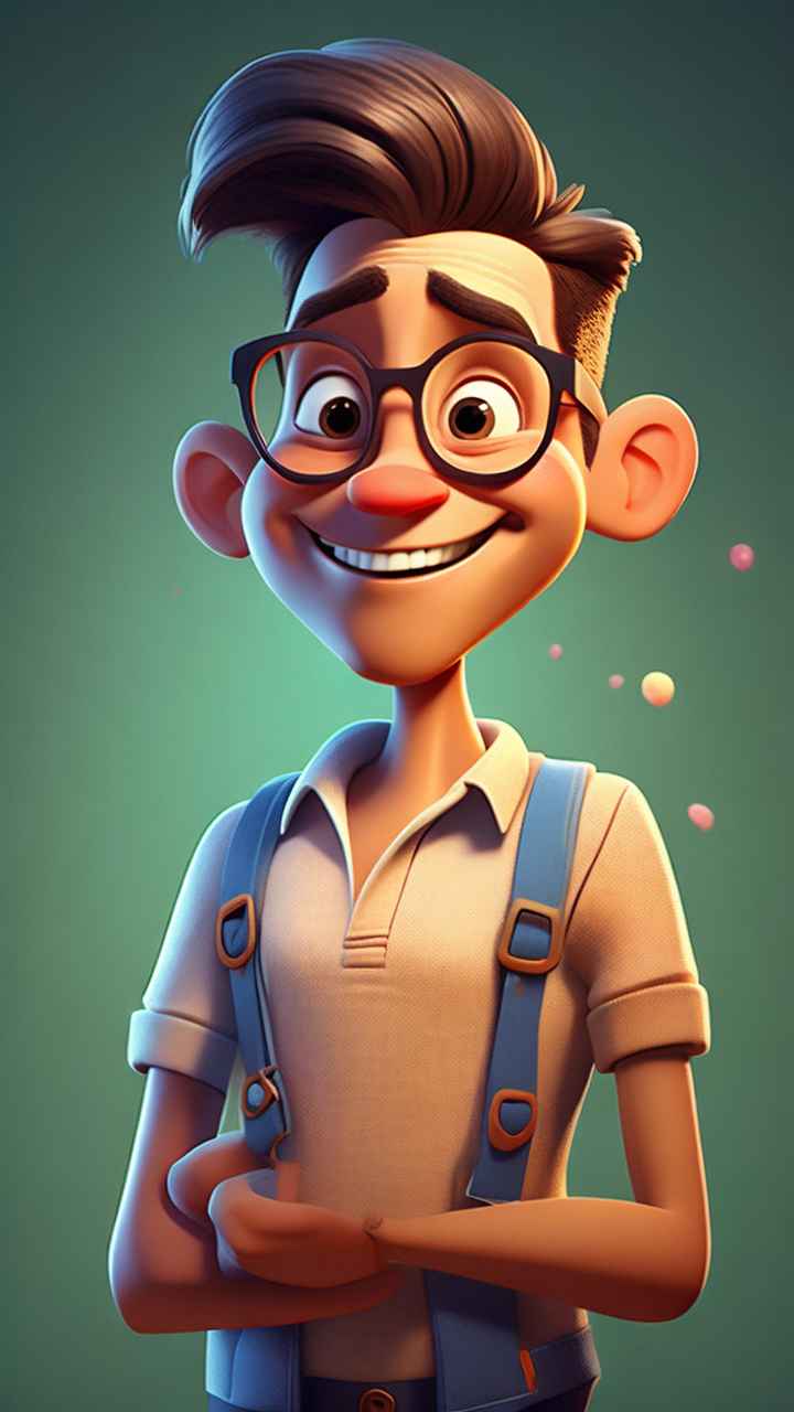 3d动画人卡通人 70