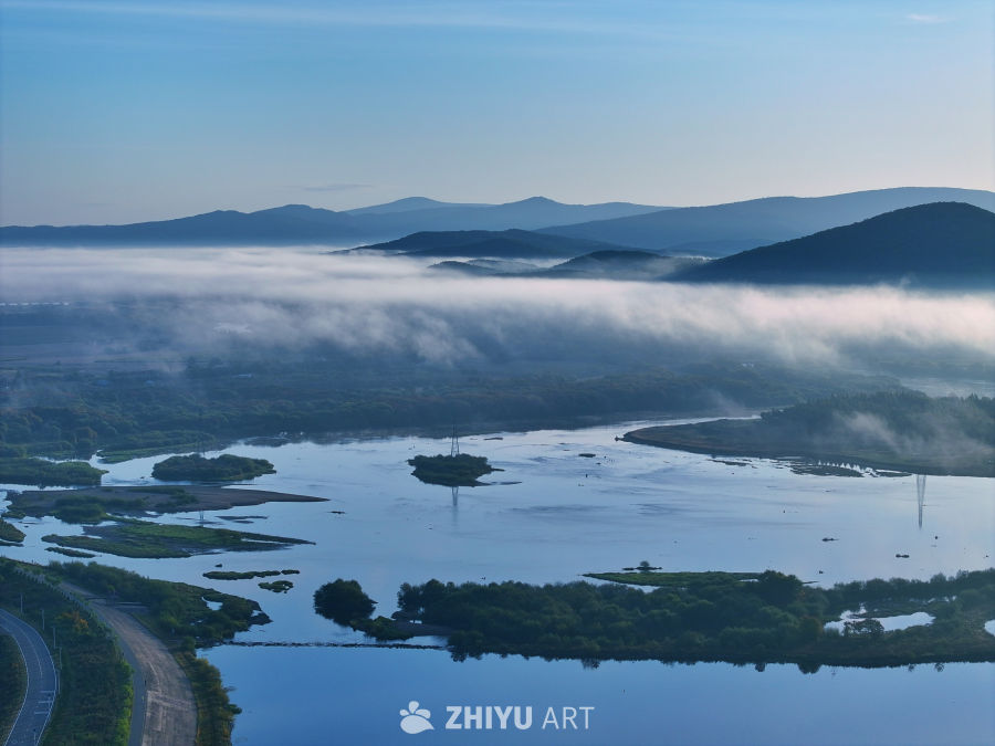 雾锁江湾 洲岛织梦