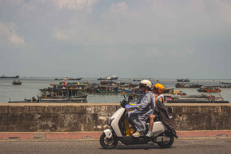 北海老街海边