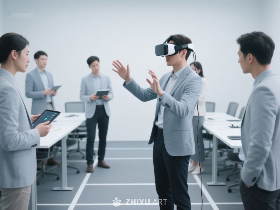 团队协作体验虚拟现实技术 460