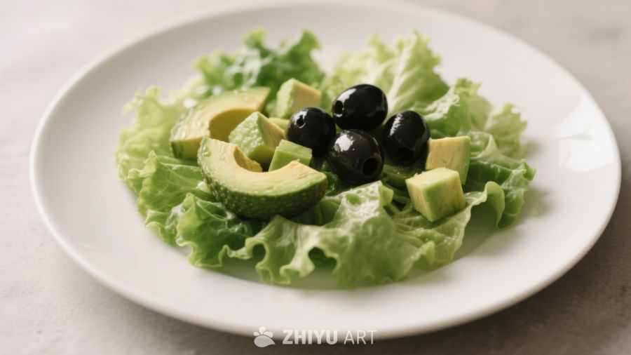 牛油果橄榄生菜沙拉