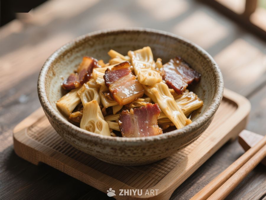 竹笋腊肉碗装美食 1181
