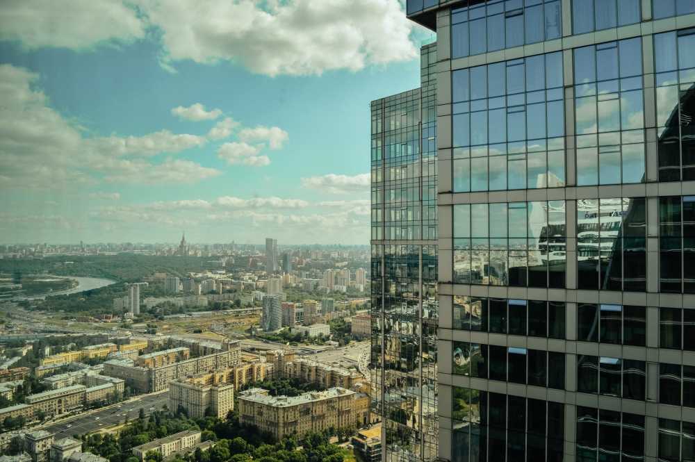 大都市摩天大楼莫斯科市商务中心