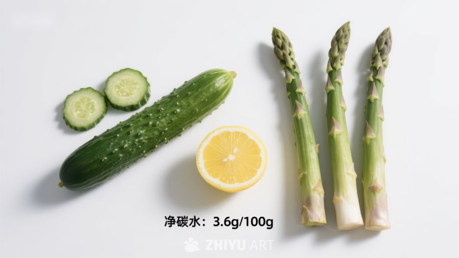 新鲜蔬菜与柠檬的健康组合