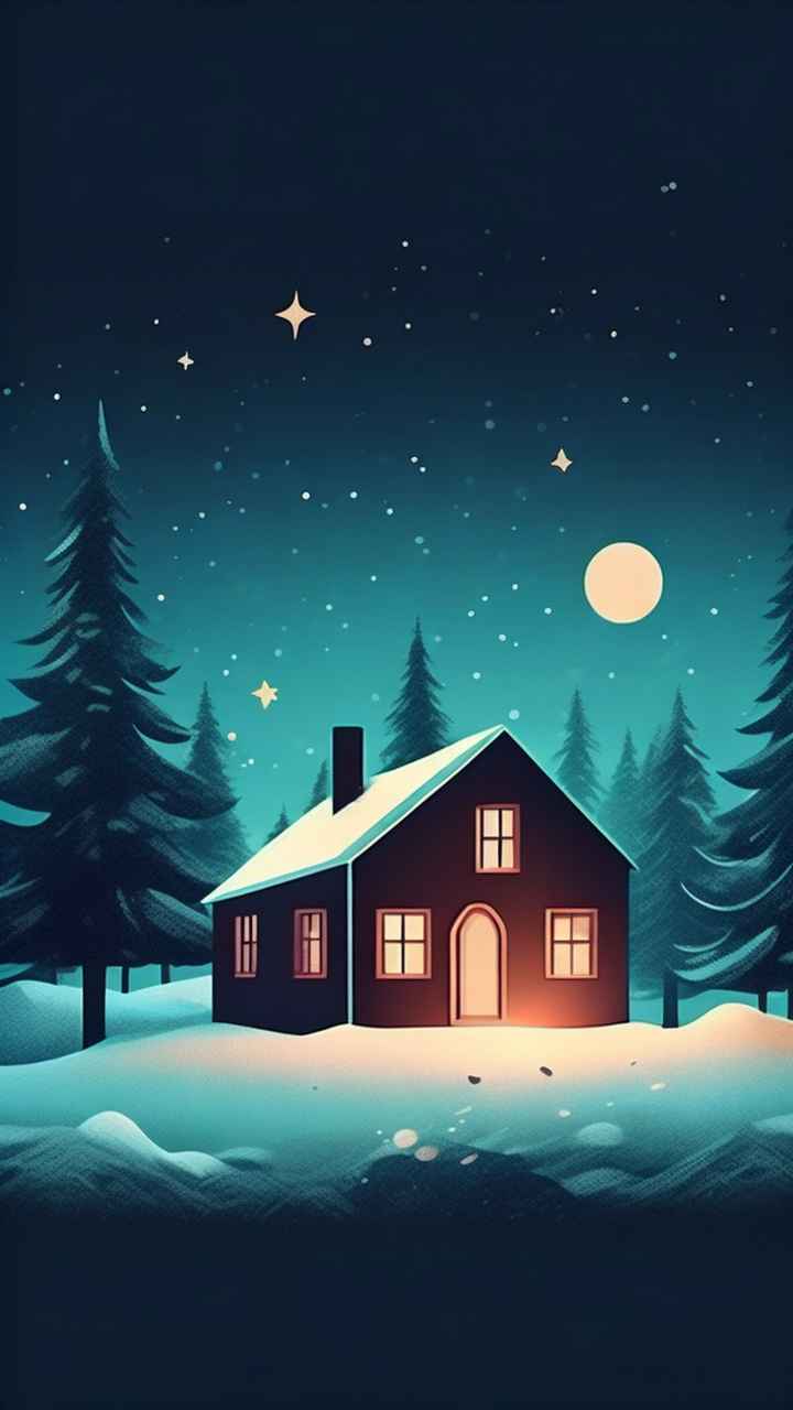 圣诞节插画背景图 8