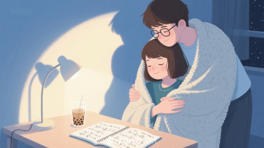 温馨夜晚，母女共读时光 510