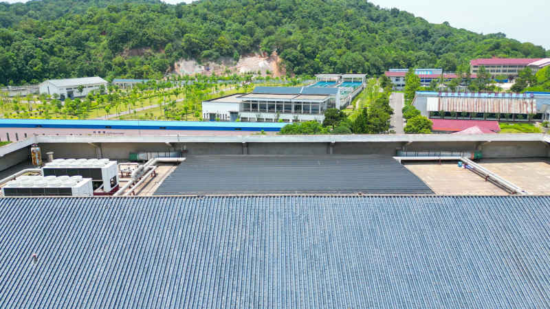 航拍湖北鄂州市博物馆