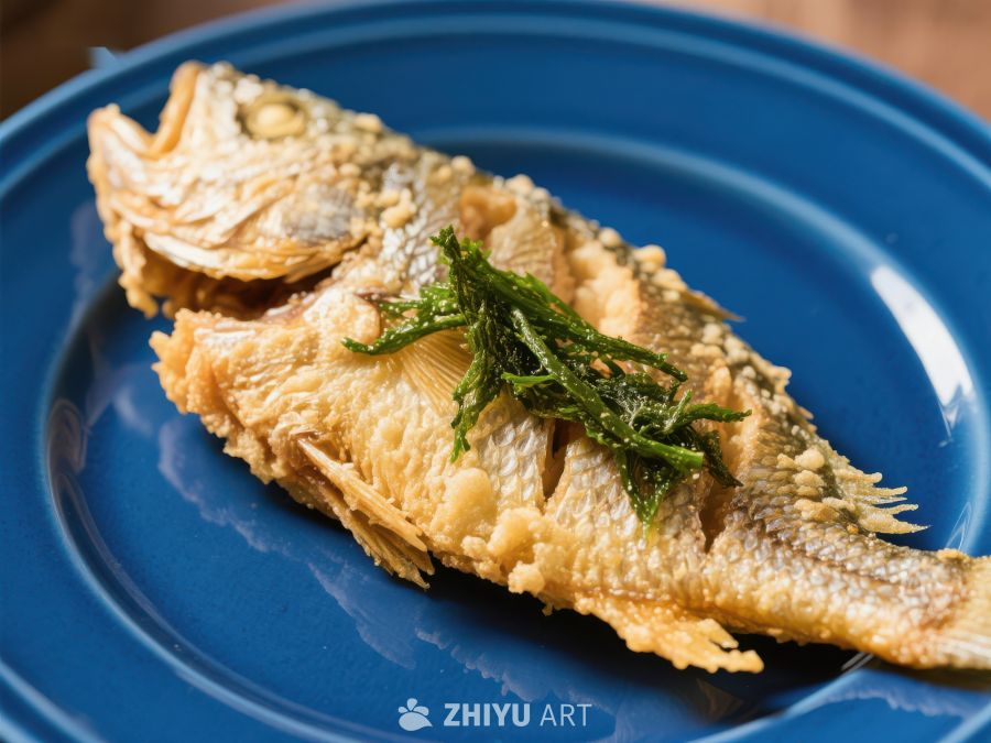 酥脆炸鱼配海苔 888