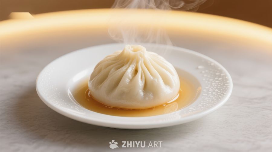 热腾腾的小笼包