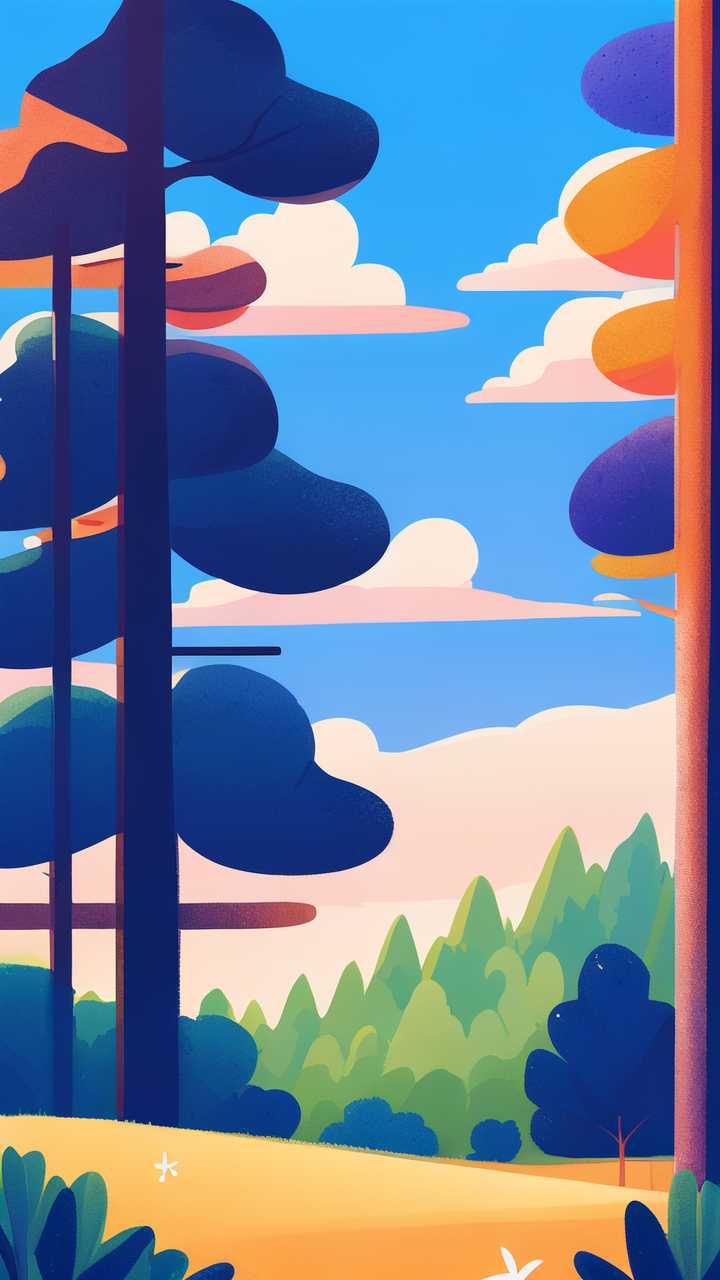 户外插画小暑夏季
