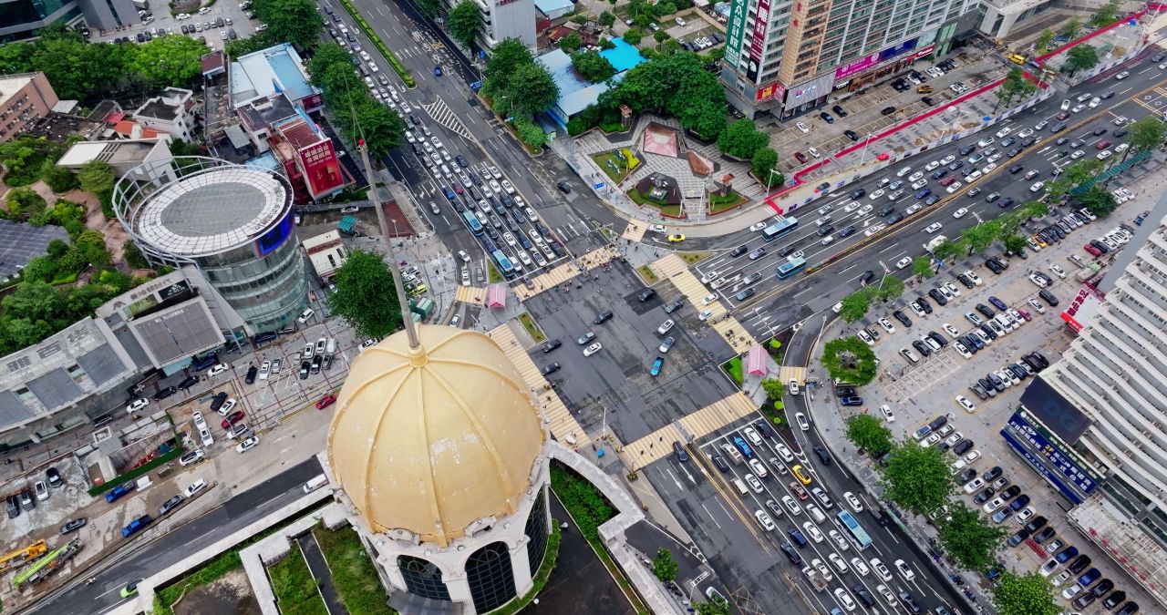 广东东莞城市建筑风光航拍 17