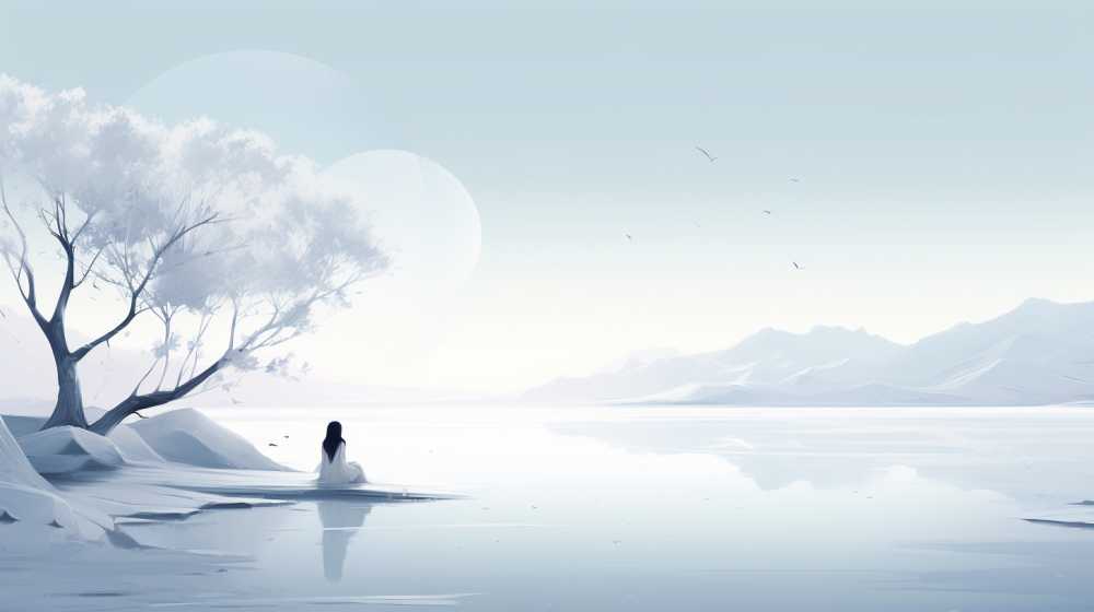 浅色背景艺术创意图