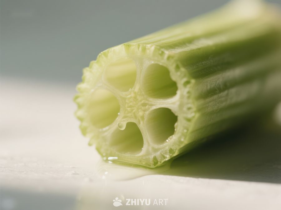 切开的芹菜横截面特写 262