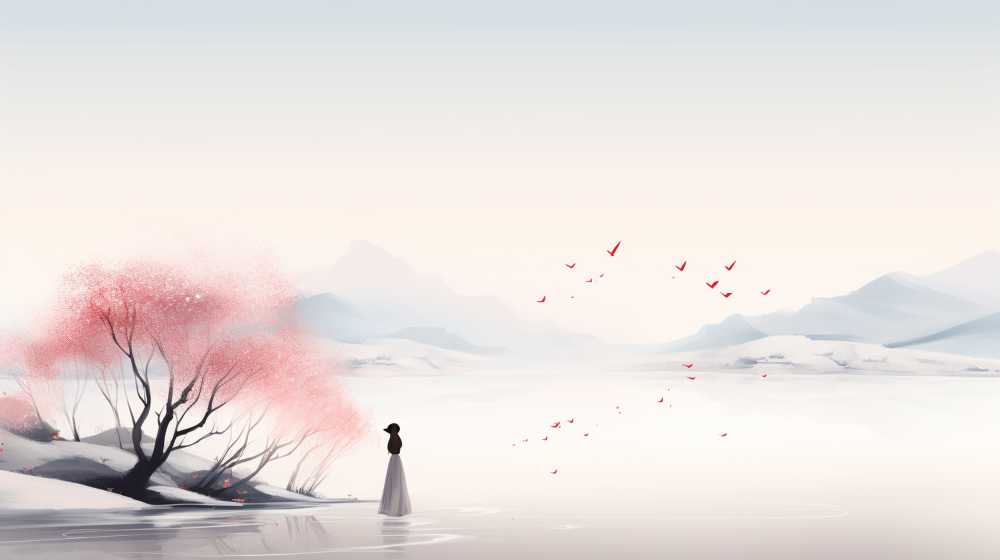浅白色唯美背景