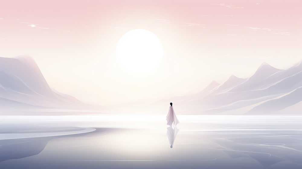 艺术浅白色唯美背景图99