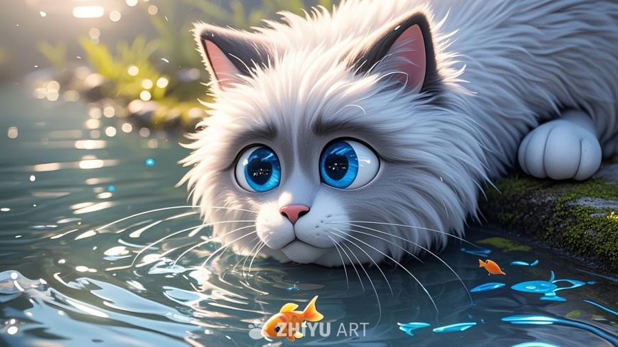 猫与鱼
