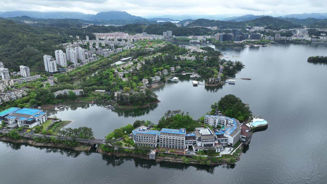 4K航拍浙江千岛湖风景区 30