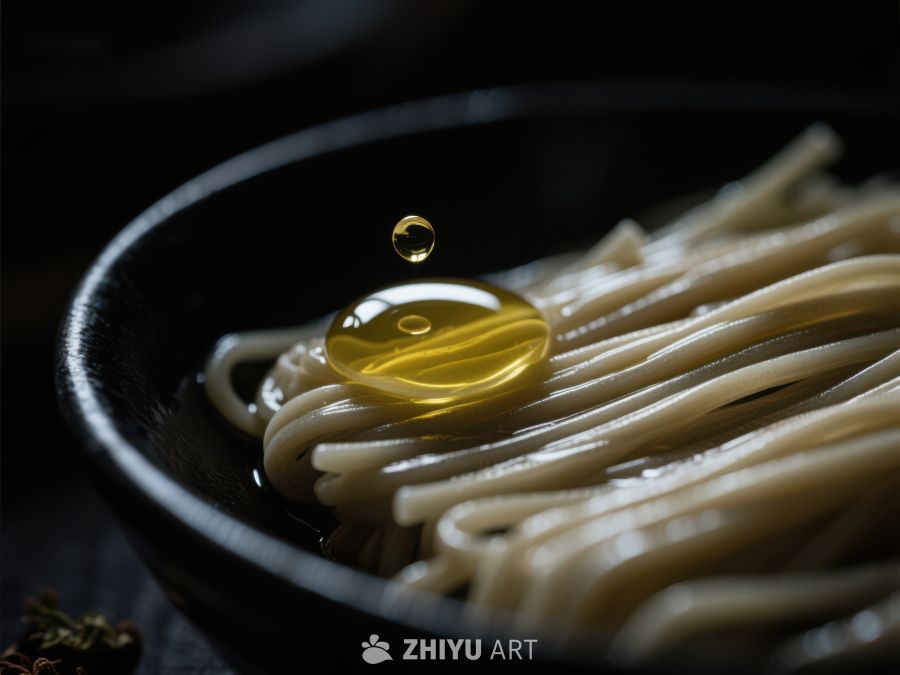 油滴落在面条上的瞬间 1754