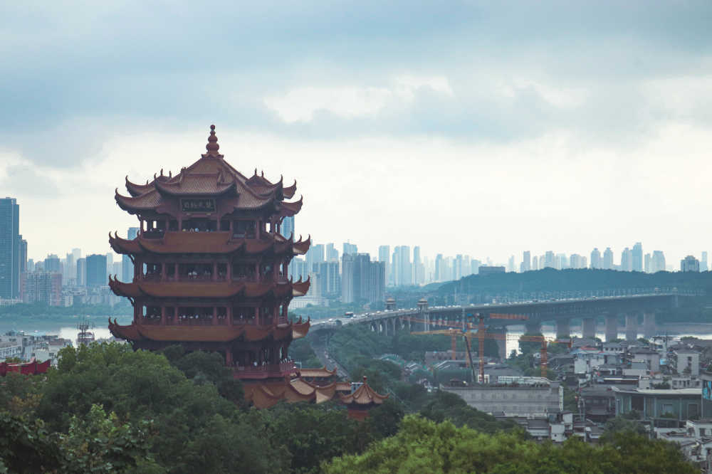 2023武汉黄鹤楼风景照