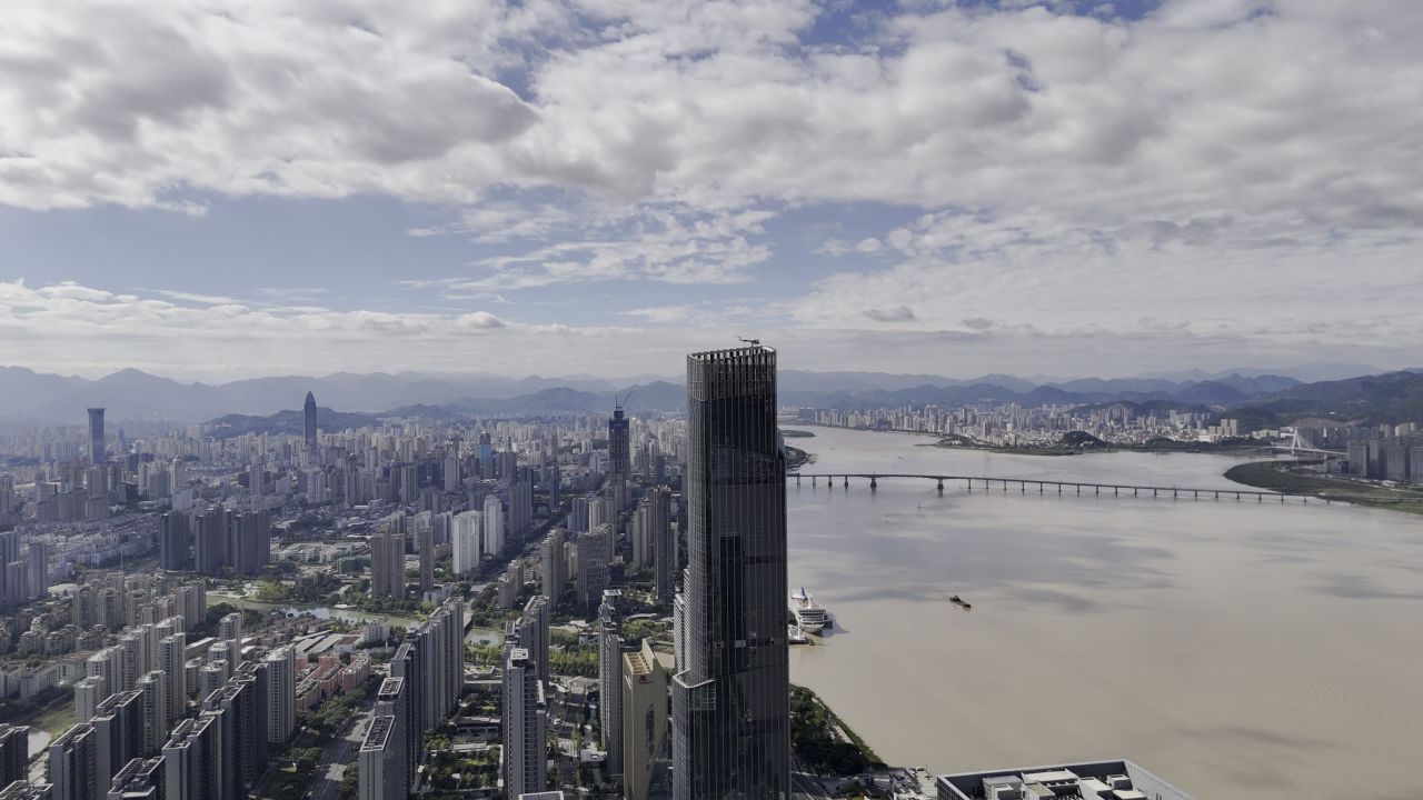 温州晴天城市航拍 15