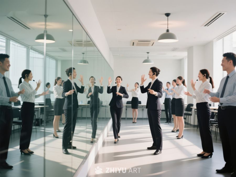 商务团队办公室集体活动 330