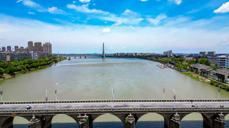 福建福州城市风光航拍摄影图