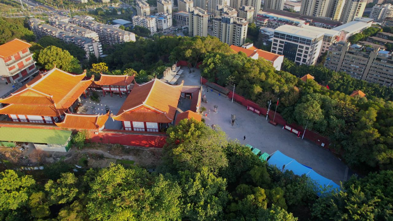 航拍福州照天君宫景观 10