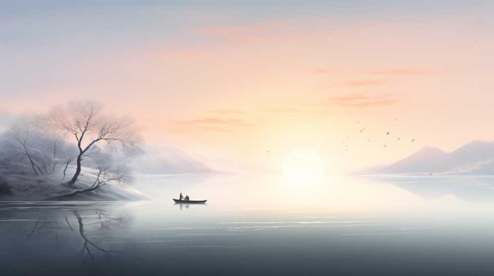 浅色背景艺术创意图