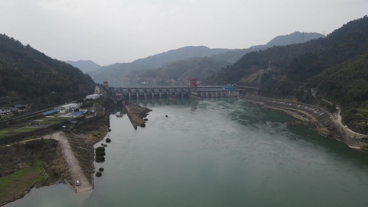 湖南沅江风光航拍 