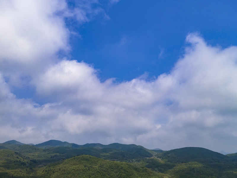 湖南张家界高山山川地貌 