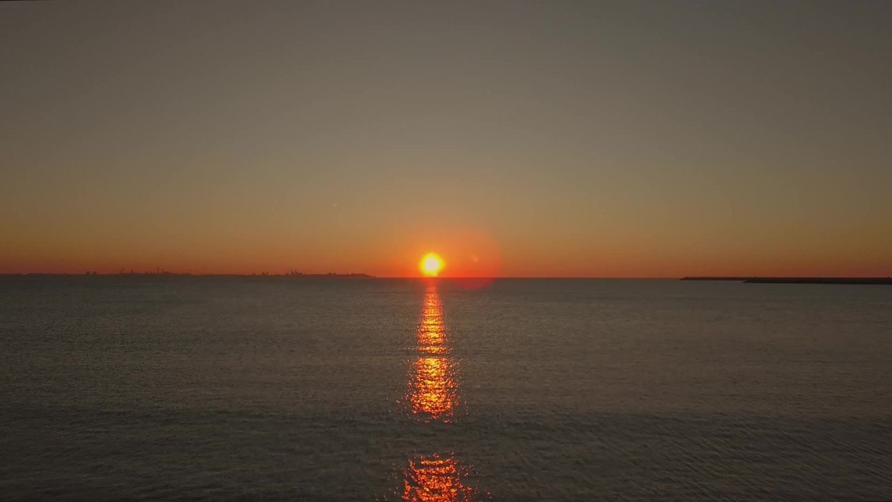 日落太阳海洋海