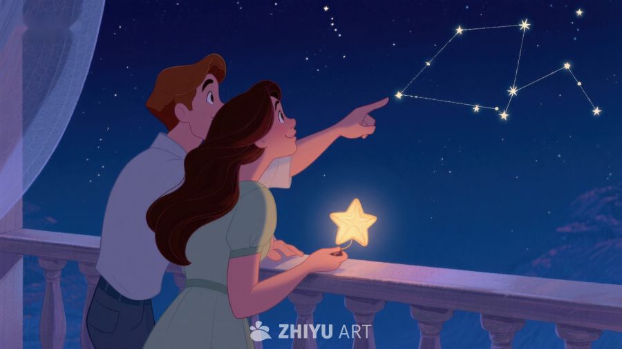 夜空下共赏星座的浪漫时刻 557