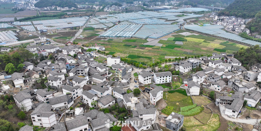  航拍农业大棚基地 农业产业乡村振兴 10