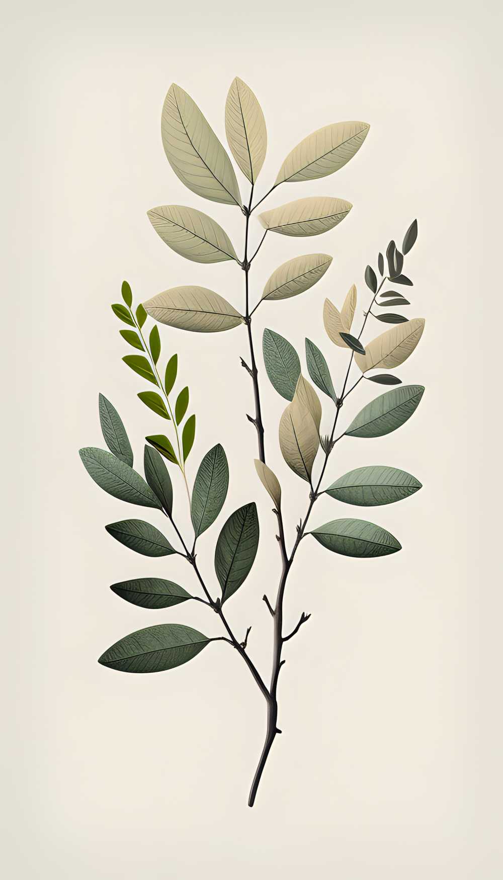 小草叶子矢量图