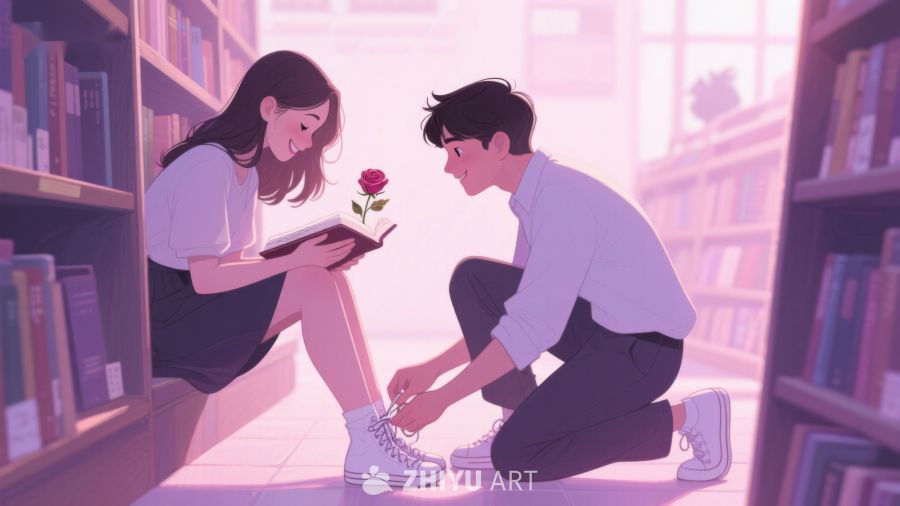 图书馆里的温馨瞬间 301