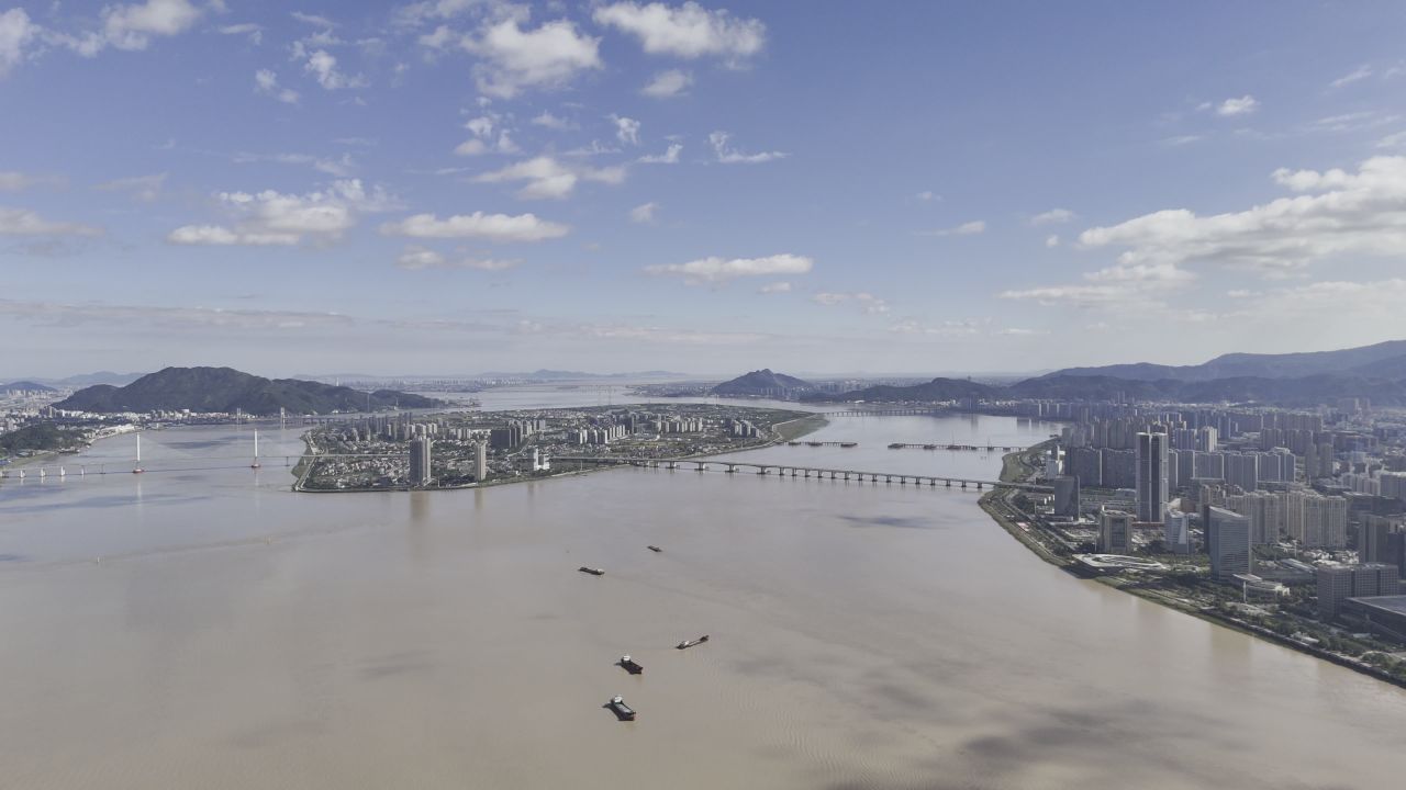 温州晴天城市航拍 29
