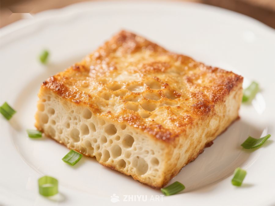 金黄酥脆的豆腐块 359