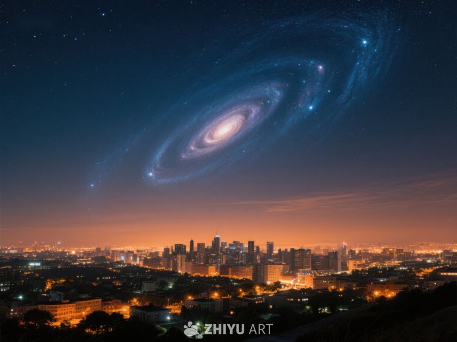 城市夜景与星系奇观 13