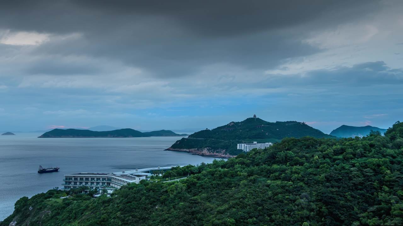东澳岛傍晚风光四五