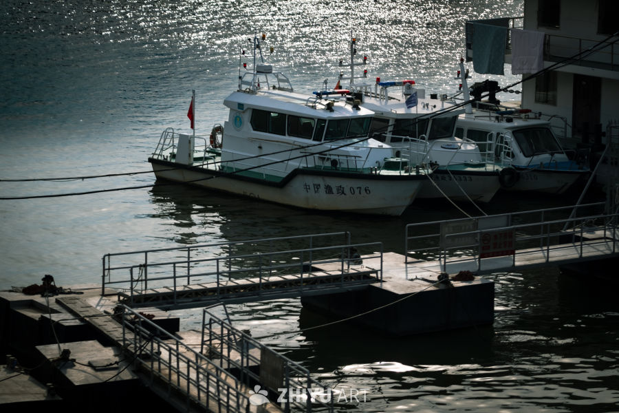 渔港静谧时光