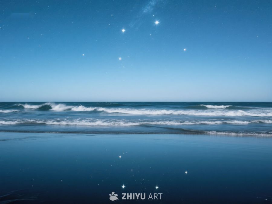 星空下的宁静海滩 192